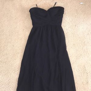 Strapless formal gown